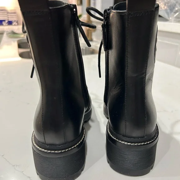 Tory Burch Black Leather Women's Boots - Picture 5 of 6